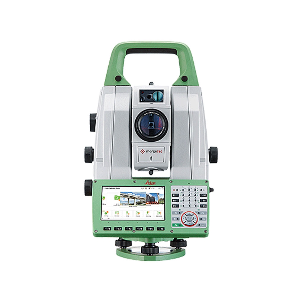 Praktisk og allsidig med både totalstasjonfunksjoner og 3D-laserskanning, GNSS-tilkoblingsmulighet og digital bildebehandling.